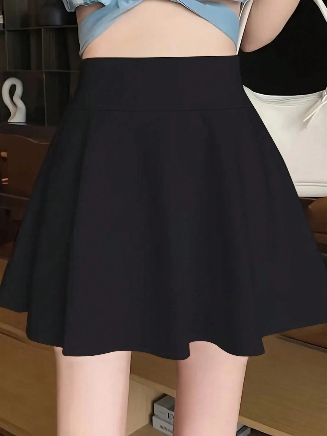 Fustă mini SHEIN, negru