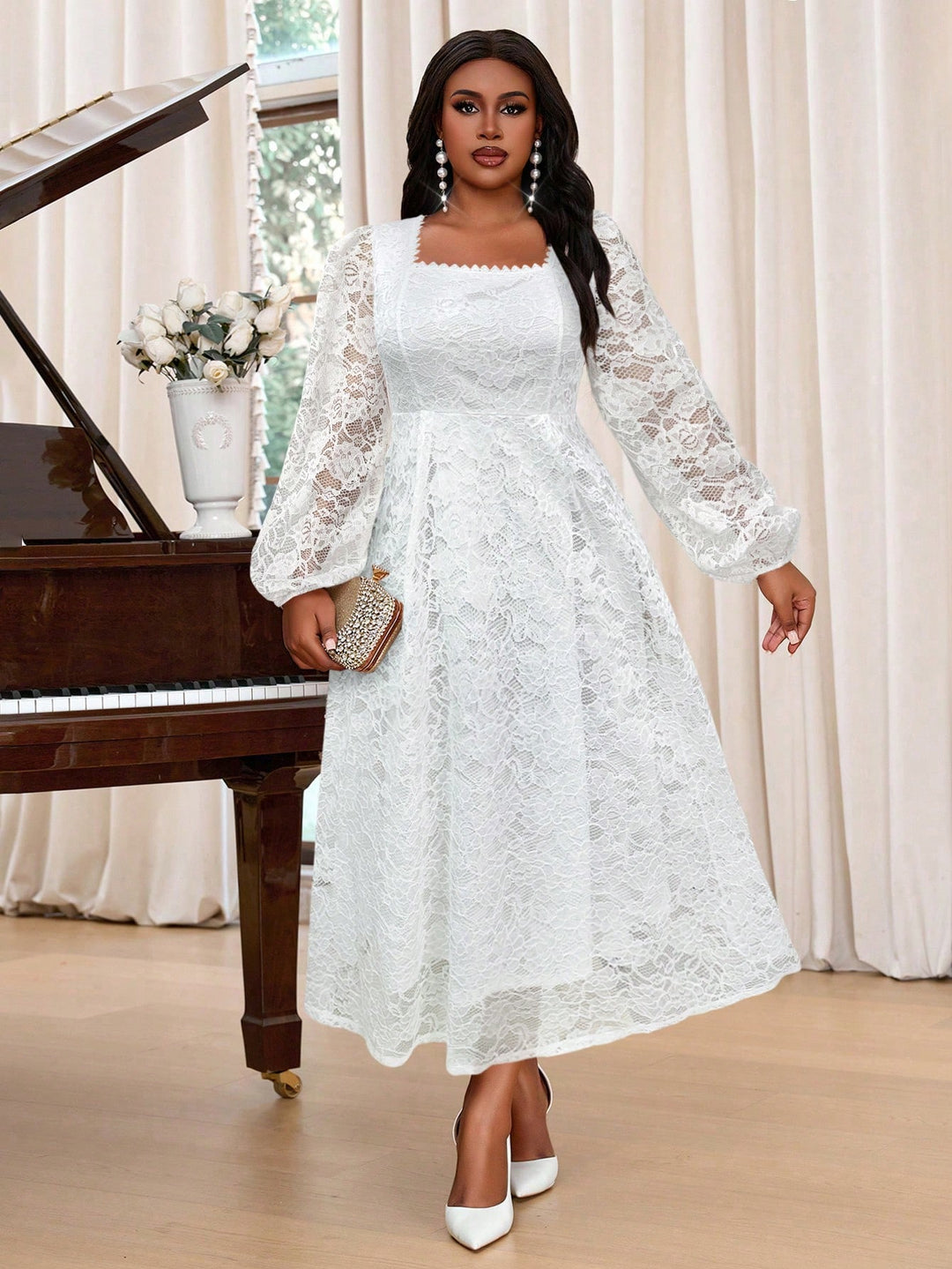 Rochie SHEIN, alb