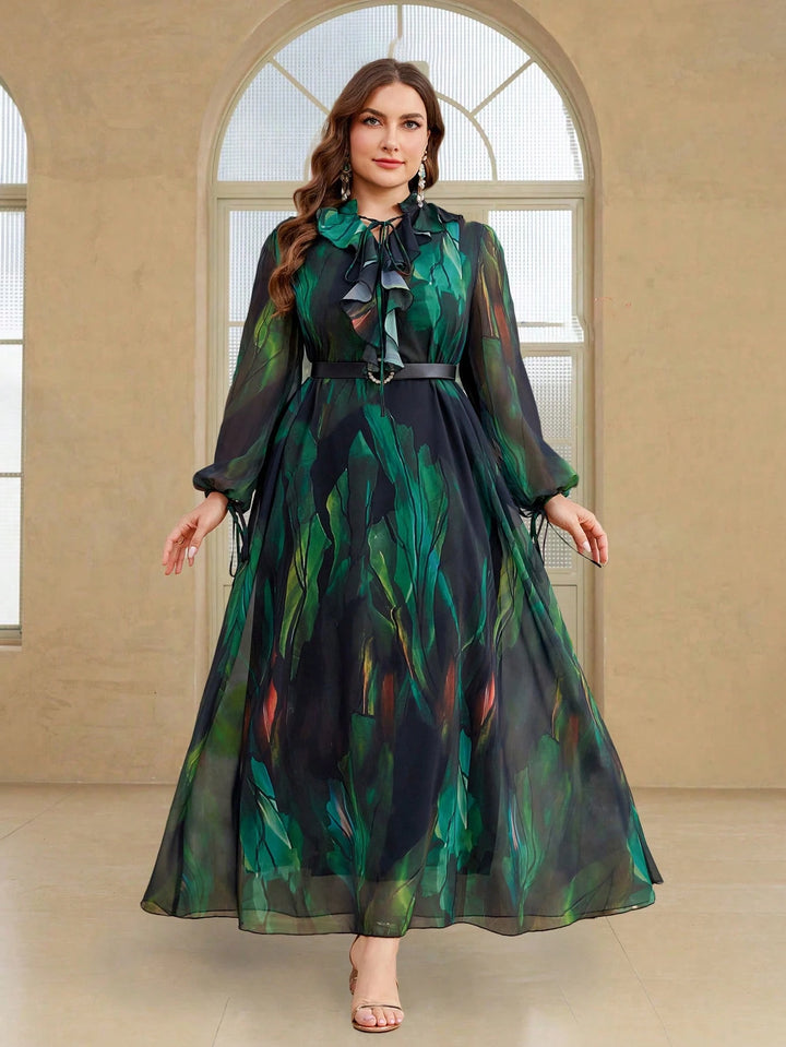 Rochie maxi SHEIN, mix culori