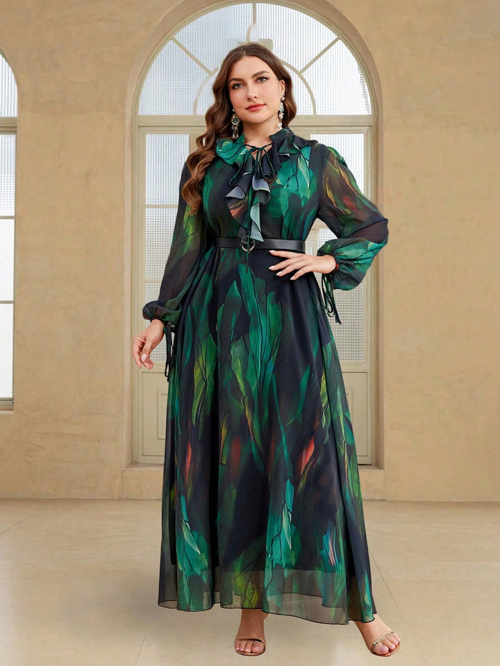 Rochie maxi SHEIN, mix culori