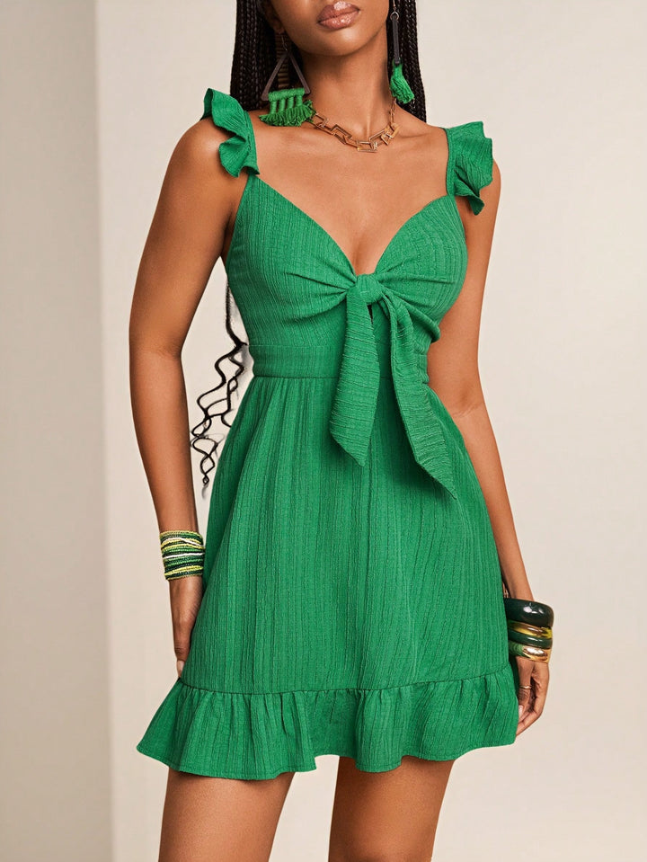 Rochie mini SHEIN, verde