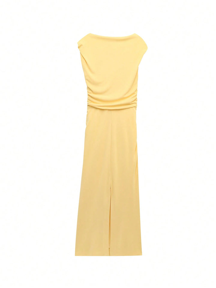 Rochie maxi SHEIN, galben