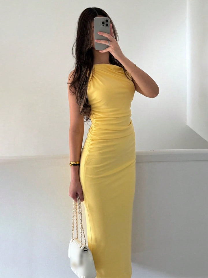 Rochie maxi SHEIN, galben