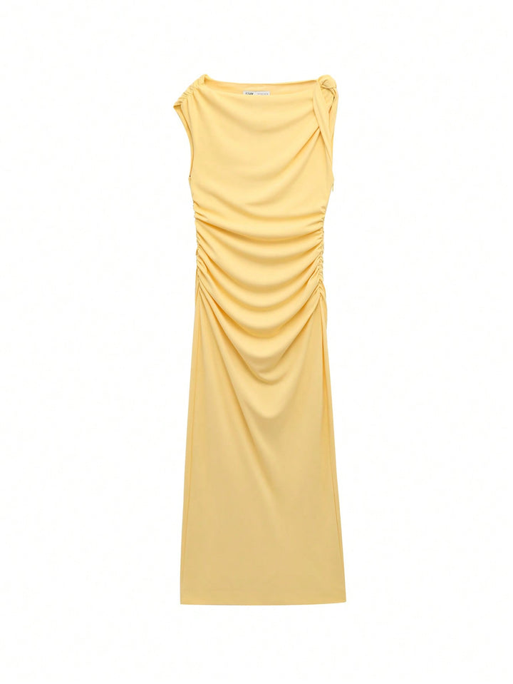 Rochie maxi SHEIN, galben