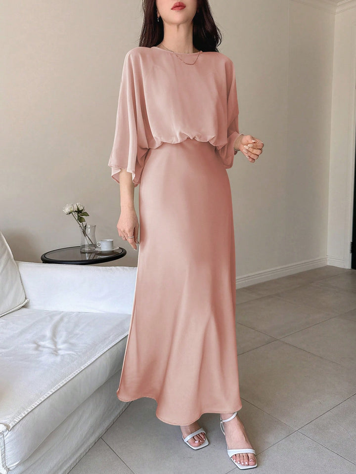 Rochie midi Shein, roz