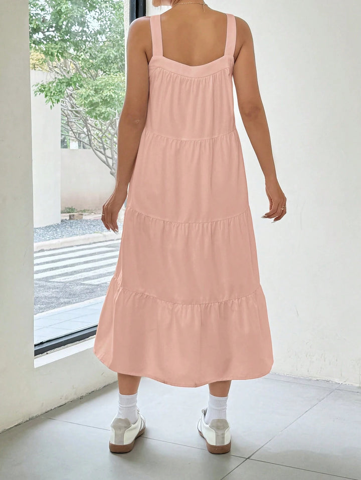 Rochie midi SHEIN, roz