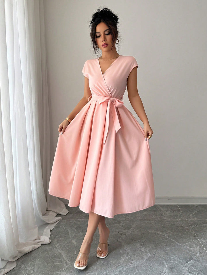 Rochie midi SHEIN, roz