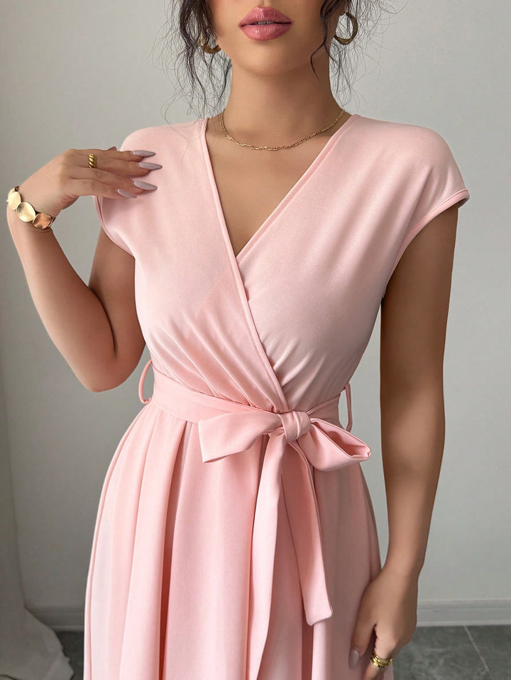 Rochie midi SHEIN, roz