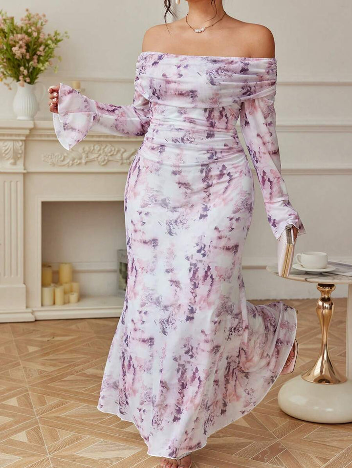 Rochie maxi SHEIN, mix culori