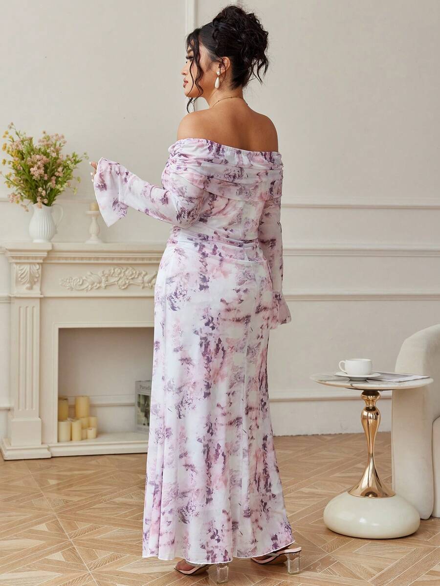 Rochie maxi SHEIN, mix culori
