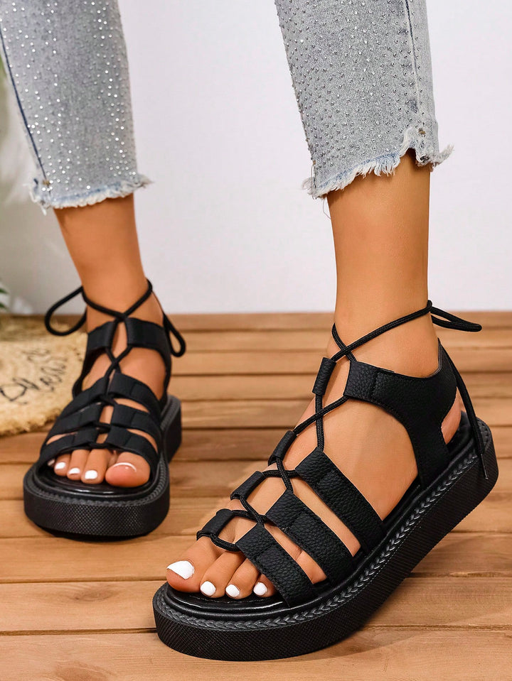 Sandale SHEIN, negru