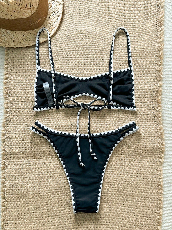 Set bikini SHEIN, negru