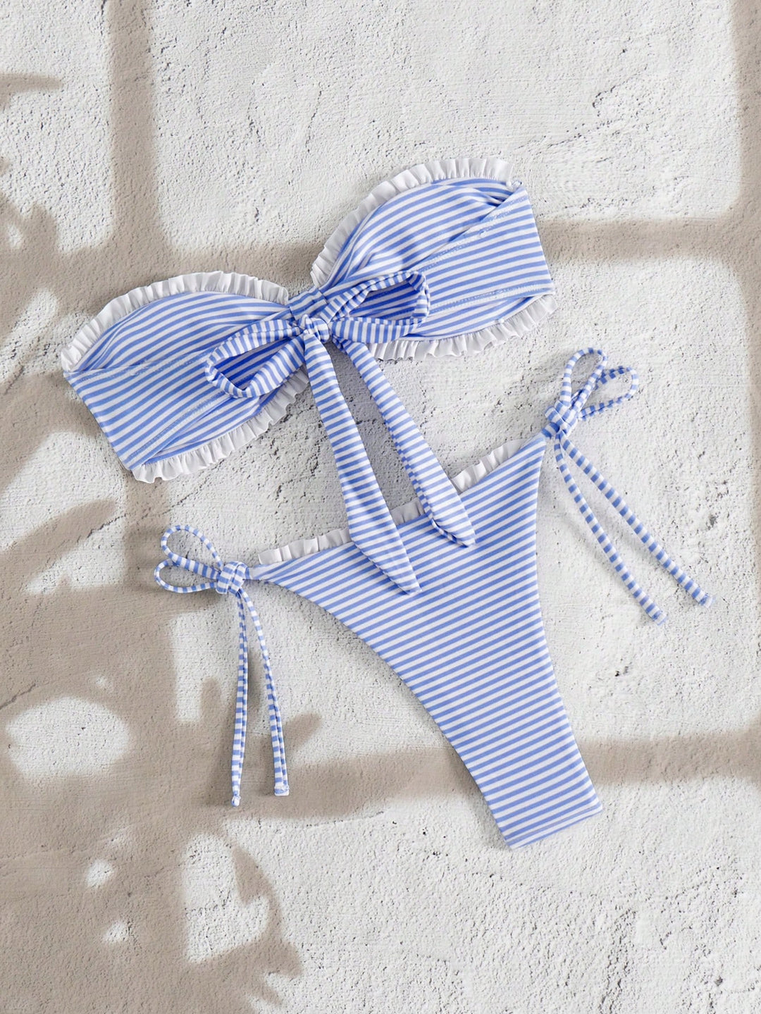 Costum de baie SHEIN, albastru