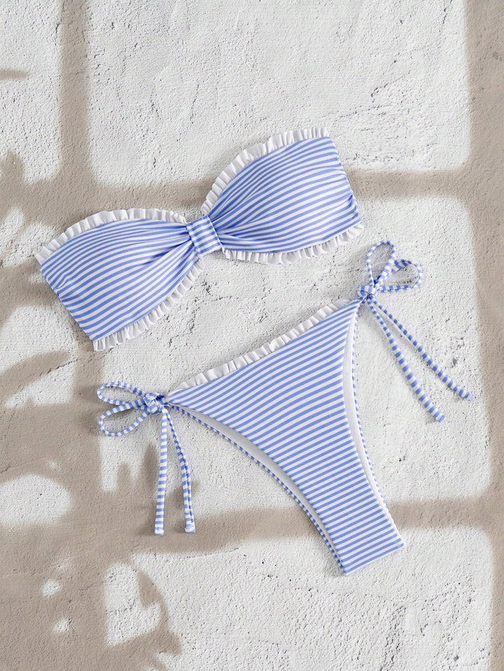 Costum de baie SHEIN, albastru