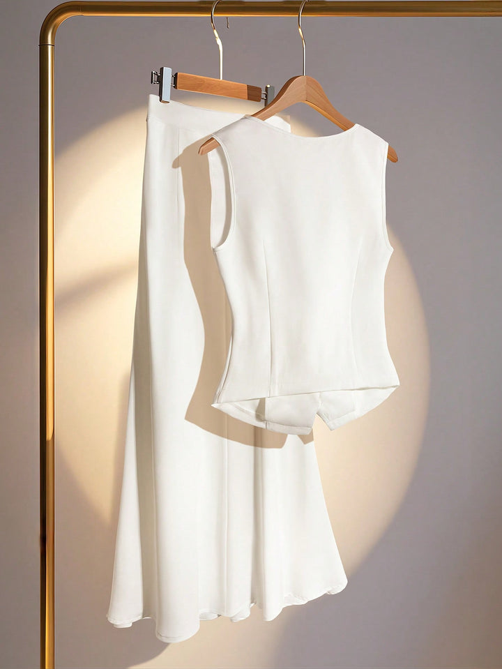 Costum SHEIN, alb