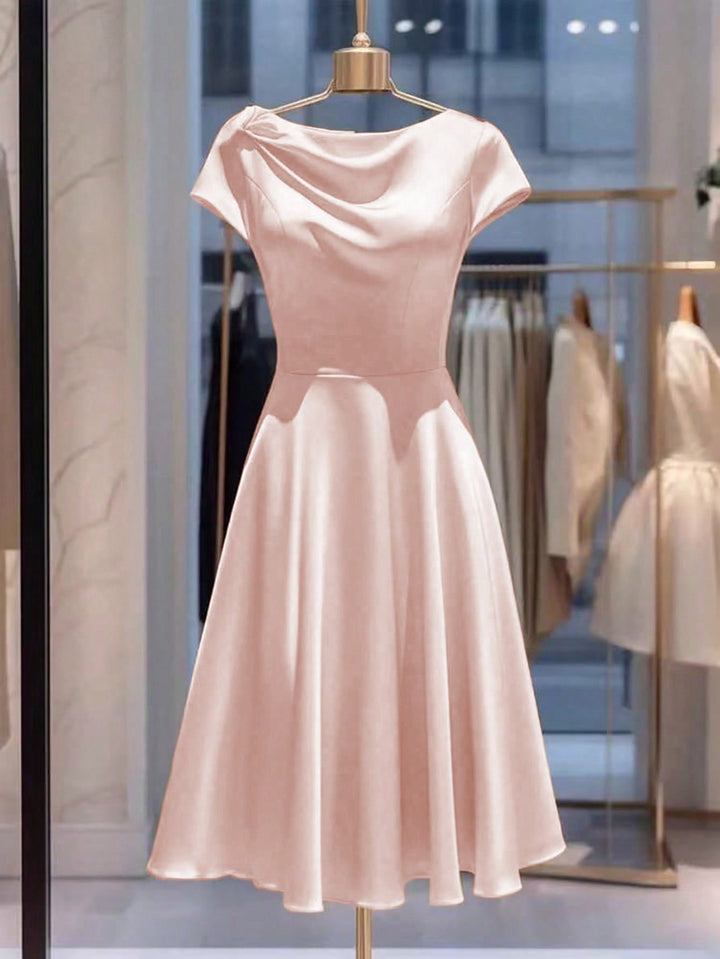 Rochie midi SHEIN, roz