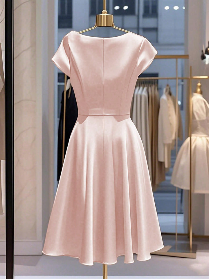 Rochie midi SHEIN, roz