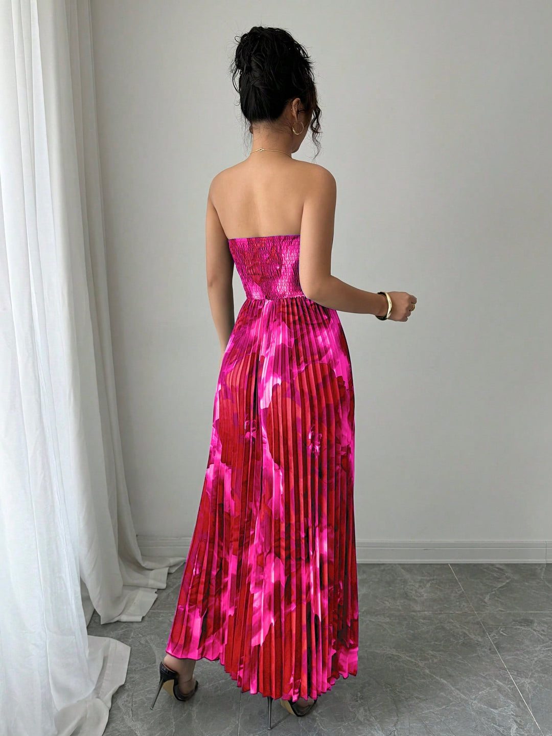 Rochie maxi SHEIN, mix culori