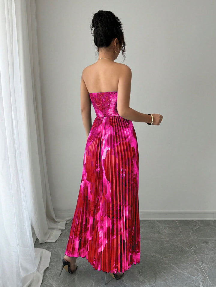 Rochie maxi SHEIN, mix culori