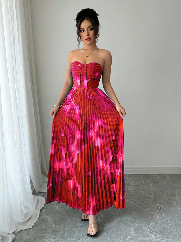 Rochie maxi SHEIN, mix culori