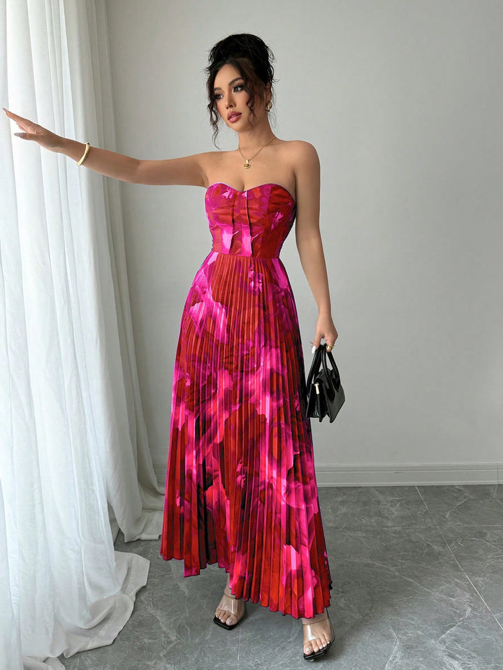 Rochie maxi SHEIN, mix culori