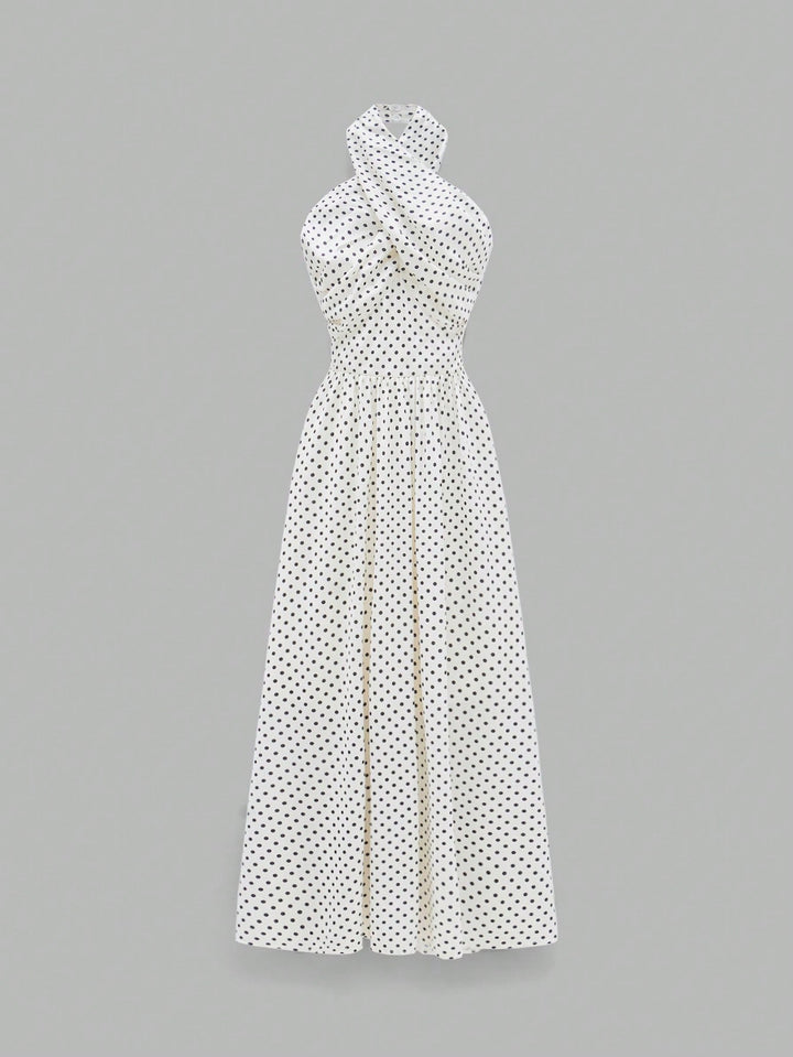 SHEIN maxi ruha, fehér