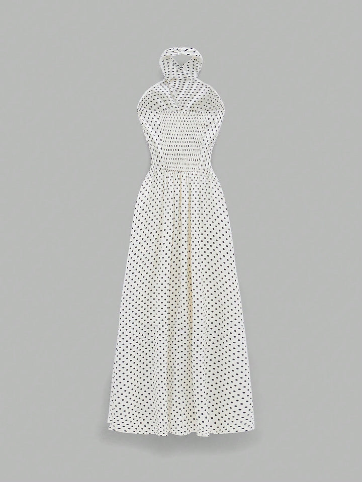 SHEIN maxi ruha, fehér