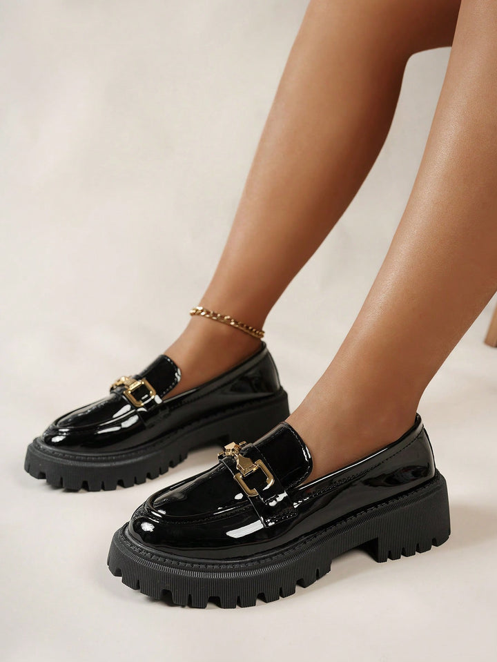 Mocasini SHEIN, negru