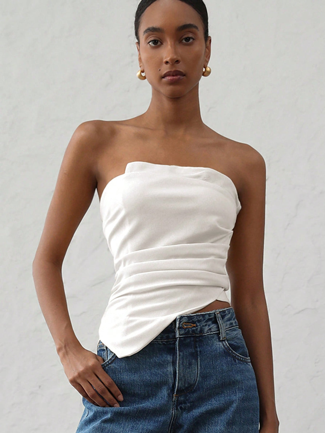 Top SHEIN, crem