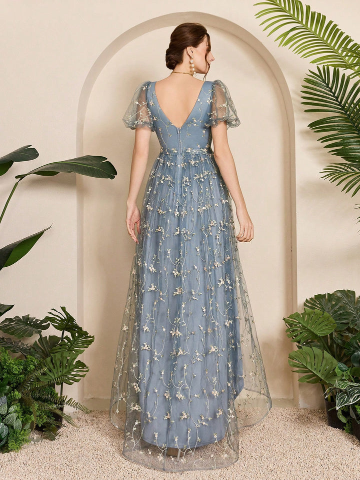 Rochie de ocazie SHEIN, albastru