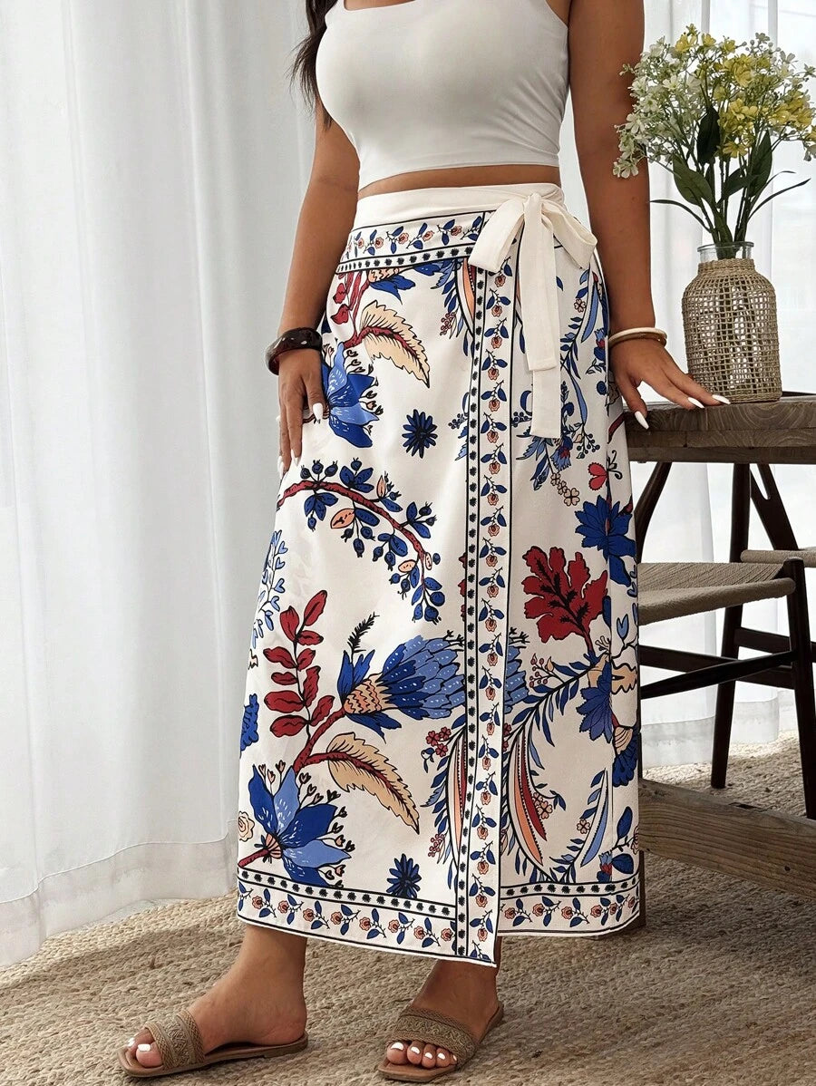 Fustă maxi SHEIN, mix culori