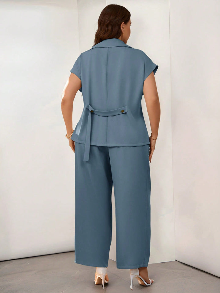 Costum SHEIN, albastru