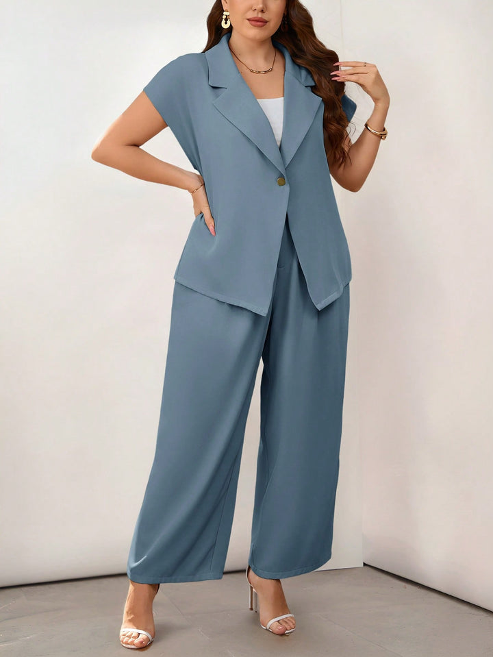 Costum SHEIN, albastru