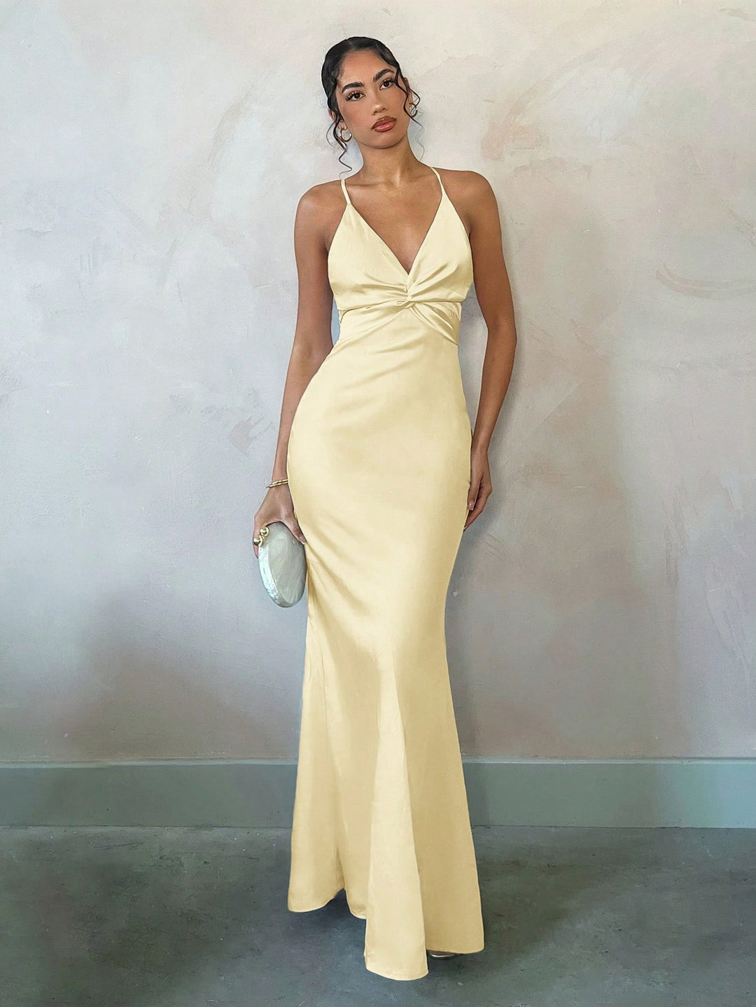 Rochie maxi SHEIN, galben