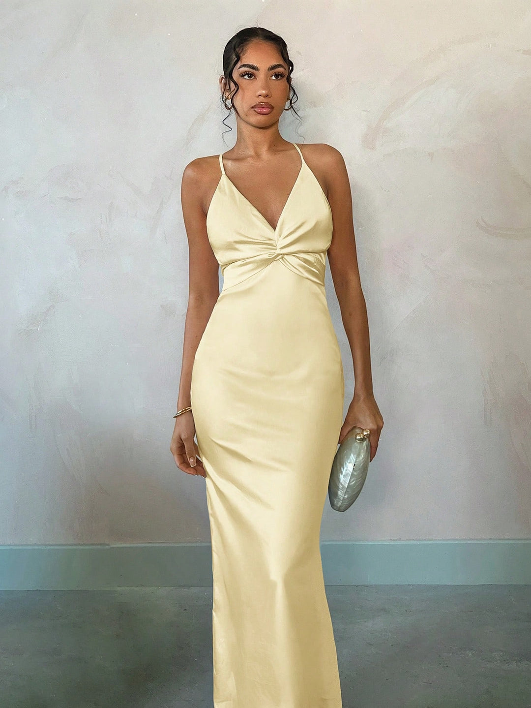 Rochie maxi SHEIN, galben