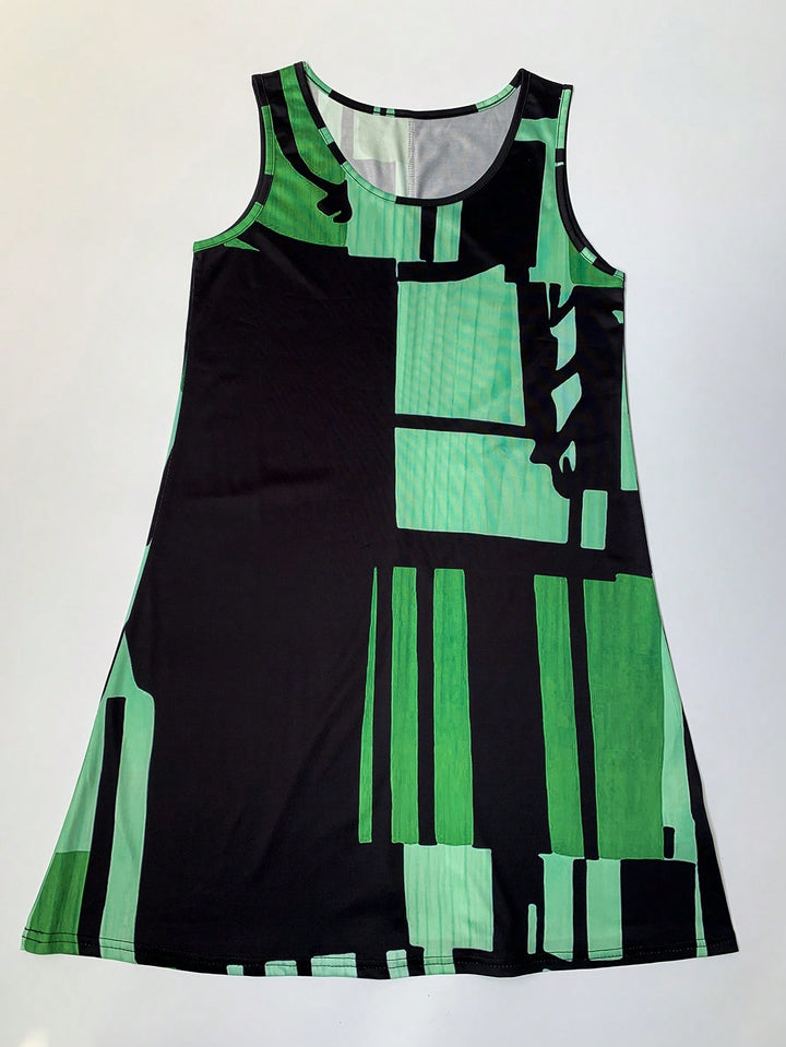 Rochie midi SHEIN, verde