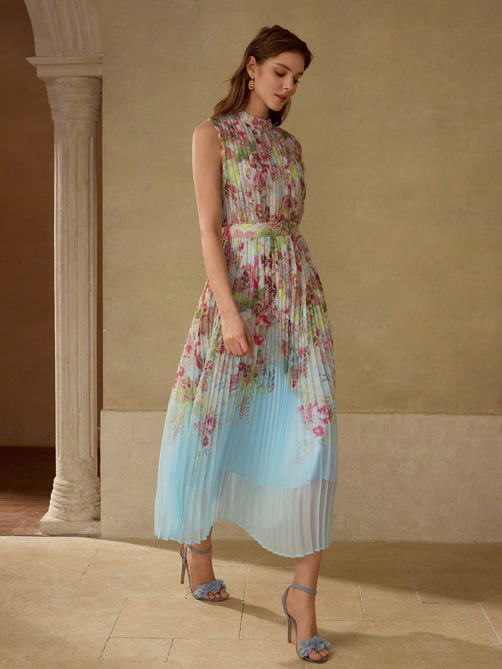 Rochie midi SHEIN, mix culori