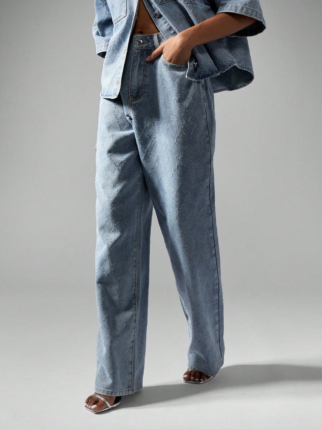 Jeans SHEIN, albastru