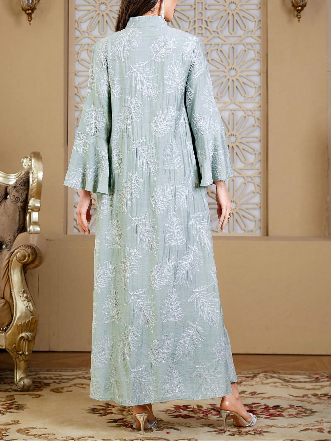 Rochie maxi SHEIN, verde