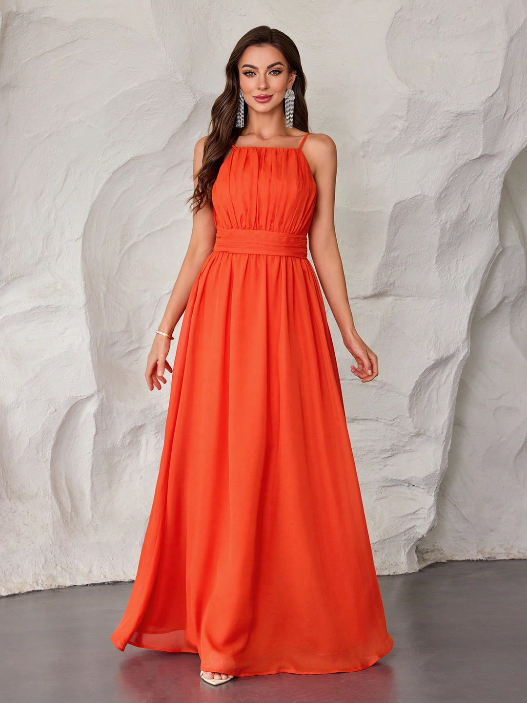 Rochie SHEIN, portocaliu