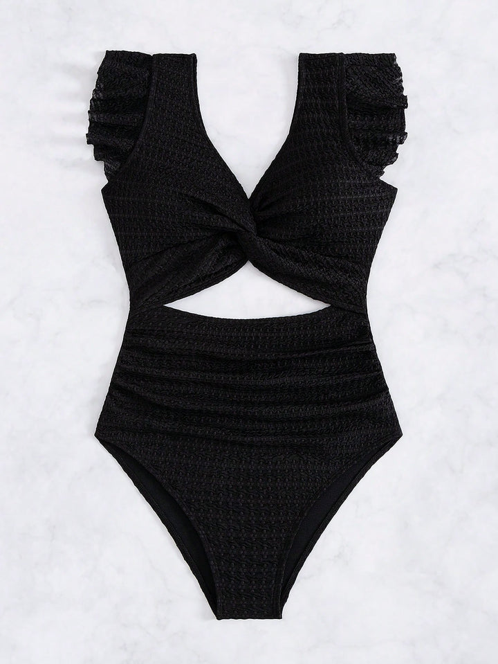 Costum de baie întreg SHEIN, negru