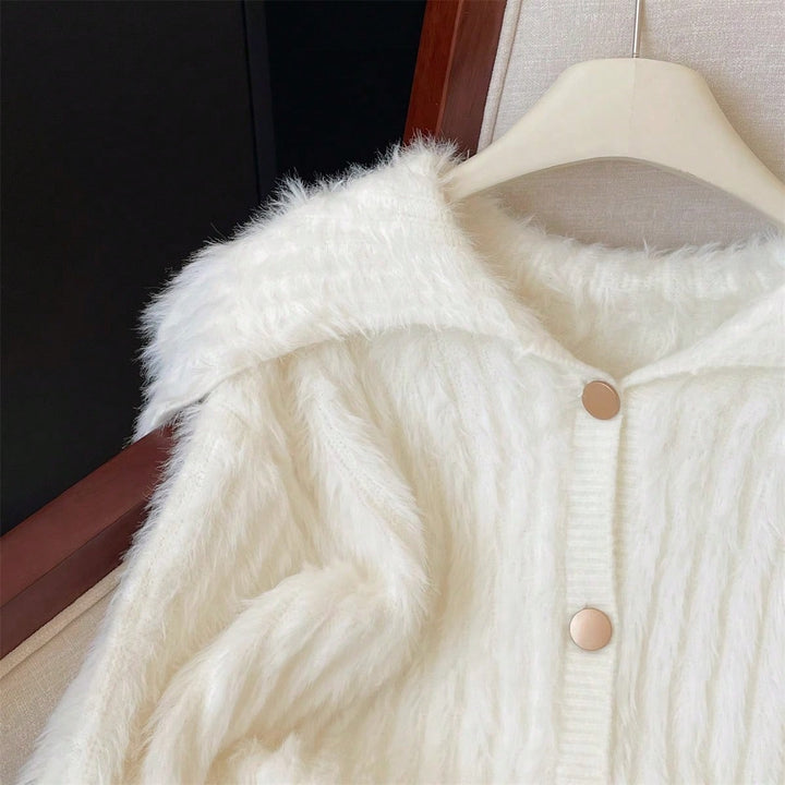 Cardigan SHEIN, alb