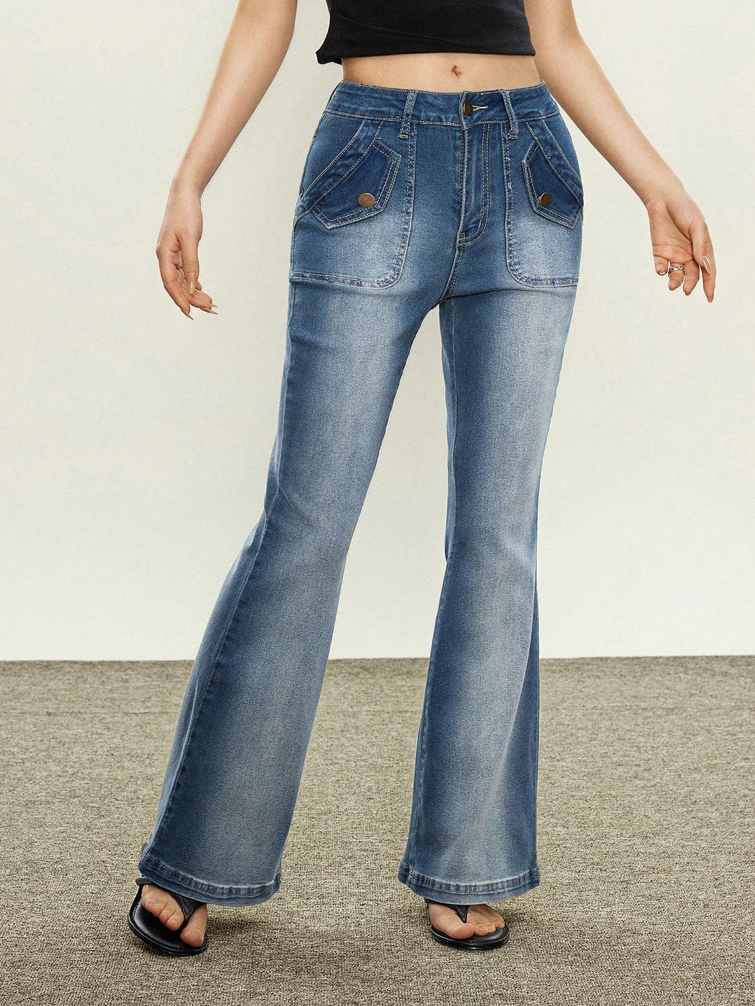 Jeans SHEIN, albastru