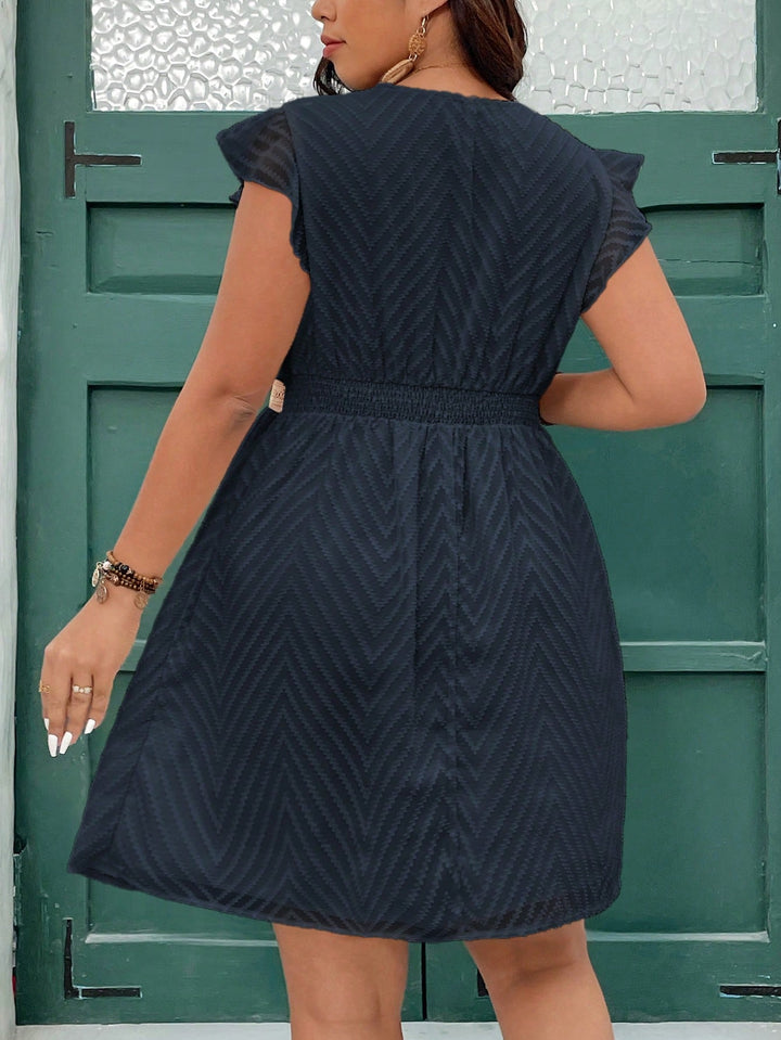 Rochie mini Shein Curve+, albastru