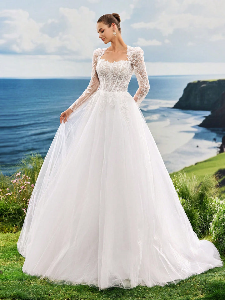 Rochie de ocazie și bridal  SHEIN, alb
