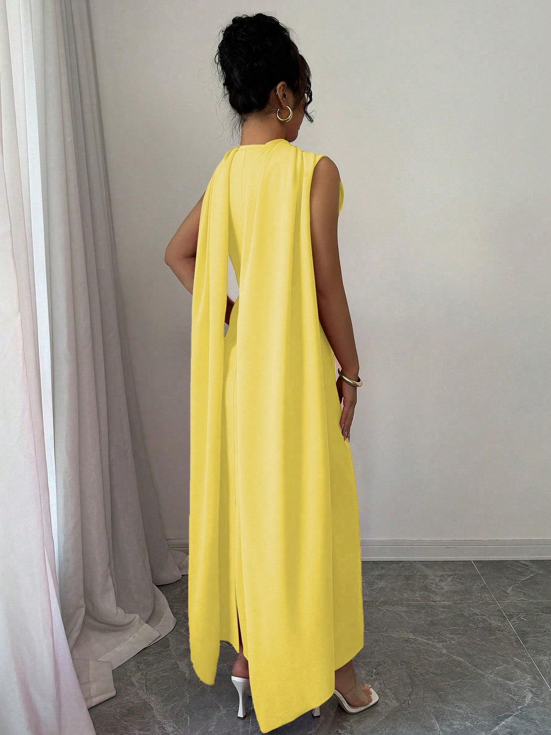 Rochie maxi SHEIN, galben