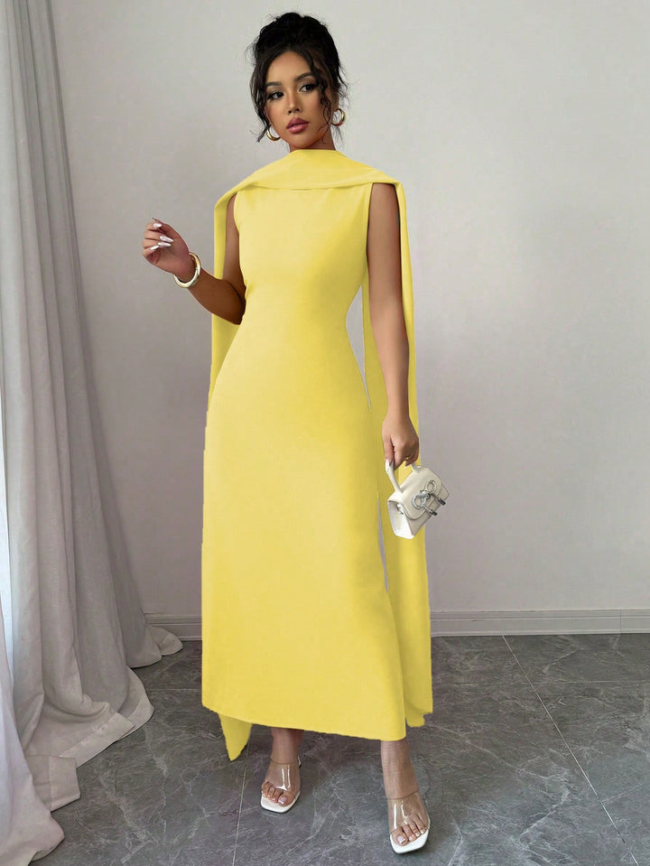 Rochie maxi SHEIN, galben