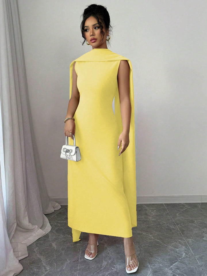 Rochie maxi SHEIN, galben