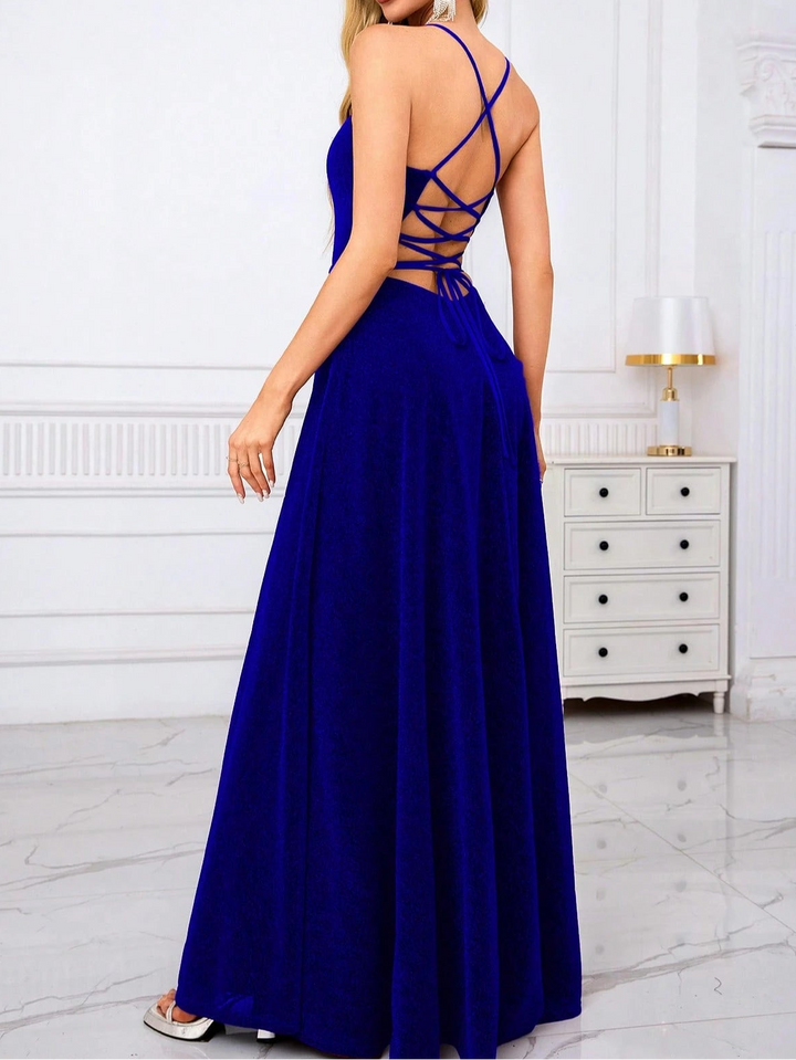 Rochie maxi SHEIN, albastru