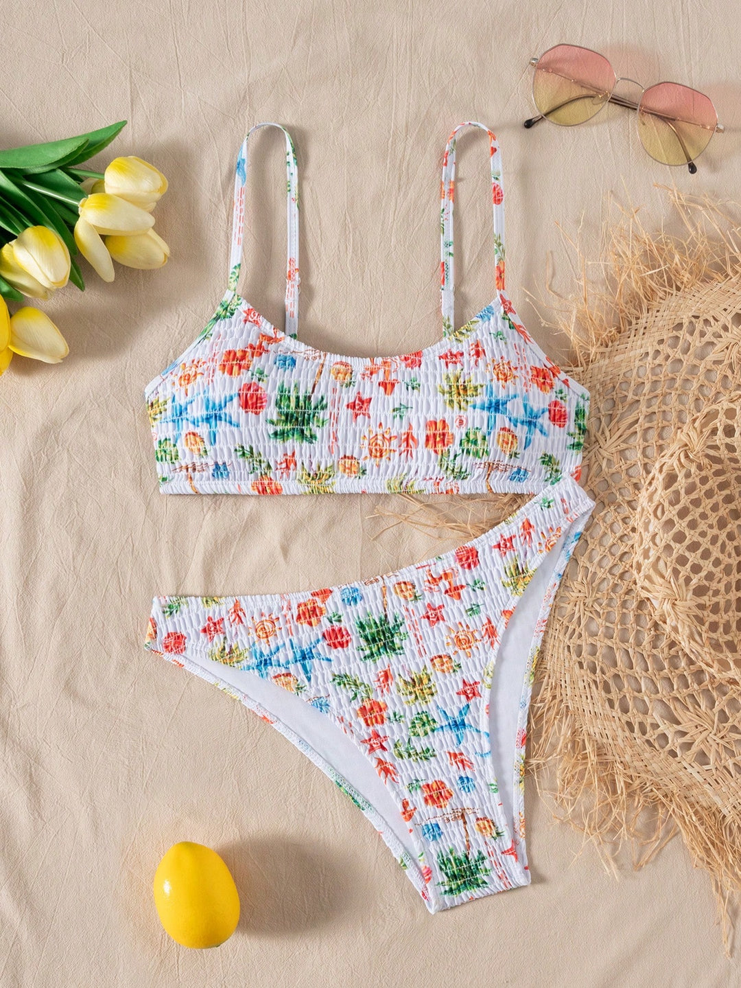 Set bikini SHEIN, mix culori